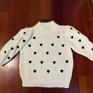 Hearts knit sweater